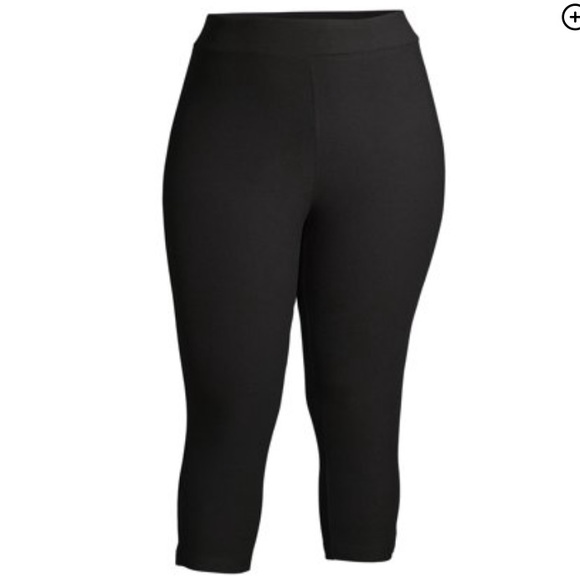 💜Terra & Sky Women’s PlusSize sued Capri Leggings - Picture 3 of 7